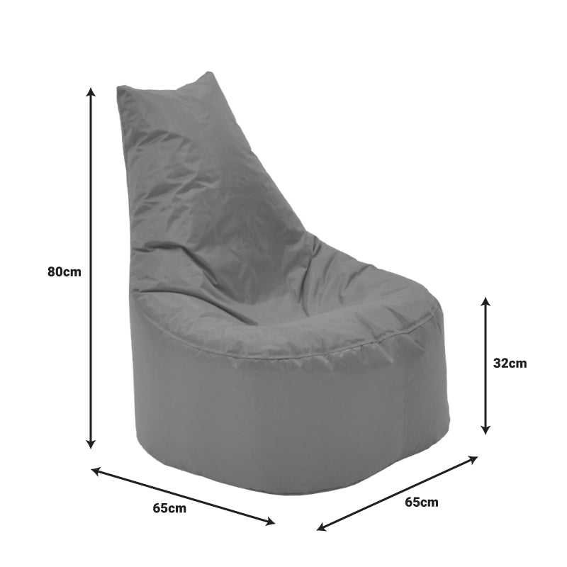 Πουφ πολυθρόνα Norm PRO  αδιάβροχο καφέ - Pakobazaar