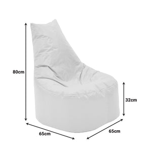 Πουφ πολυθρόνα Norm PRO  αδιάβροχο μπεζ 65x65x80εκ - Image 5