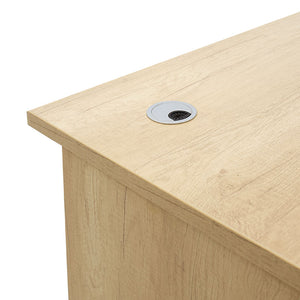 Γραφείο εργασίας επαγγελματικό Amazon  χρώμα sonoma 120x75x75εκ - Pakobazaar