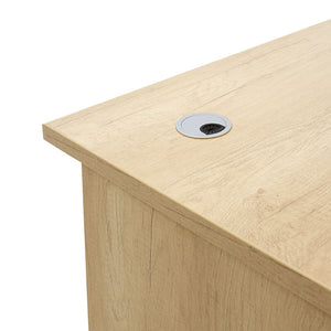 Γραφείο εργασίας επαγγελματικό Amazon  χρώμα sonoma 180x75x75εκ - Pakobazaar
