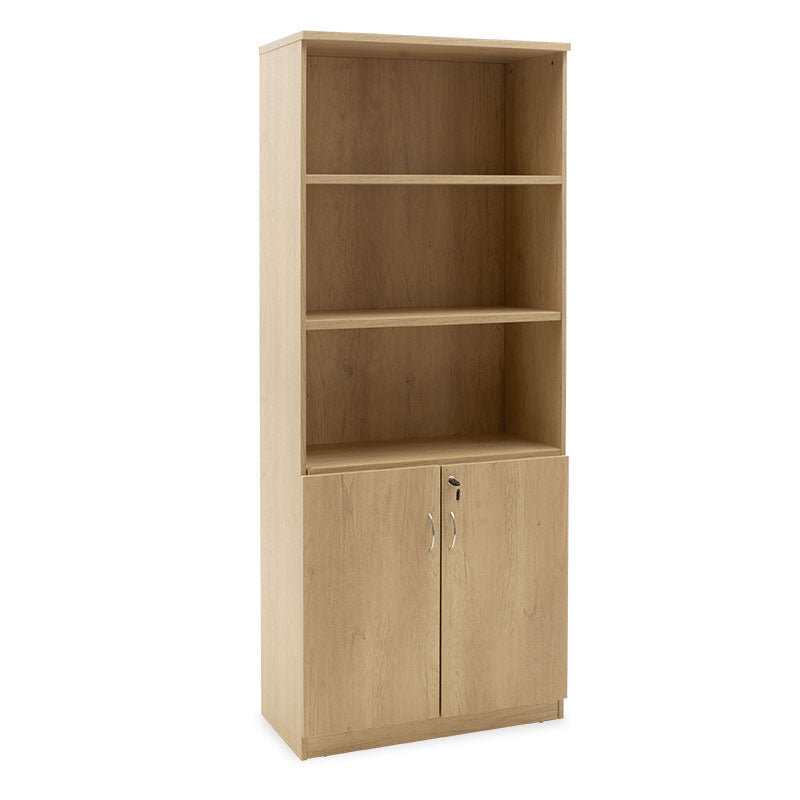 Βιβλιοθήκη γραφείου επαγγελματική Amazon  χρώμα sonoma 80x40x200εκ - Image 2