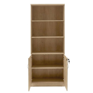 Βιβλιοθήκη γραφείου επαγγελματική Amazon  χρώμα sonoma 80x40x200εκ - Pakobazaar