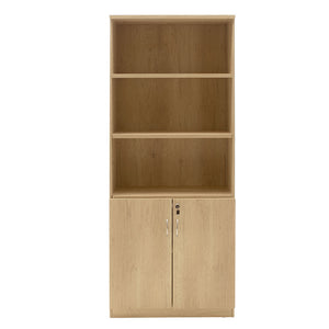 Βιβλιοθήκη γραφείου επαγγελματική Amazon  χρώμα sonoma 80x40x200εκ - Pakobazaar