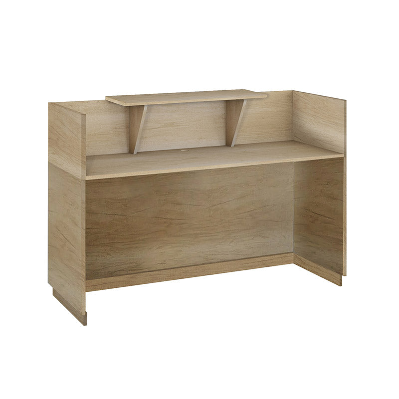 Γραφείο reception Lotus  σε χρώμα φυσικό 140x70x110εκ - Pakobazaar
