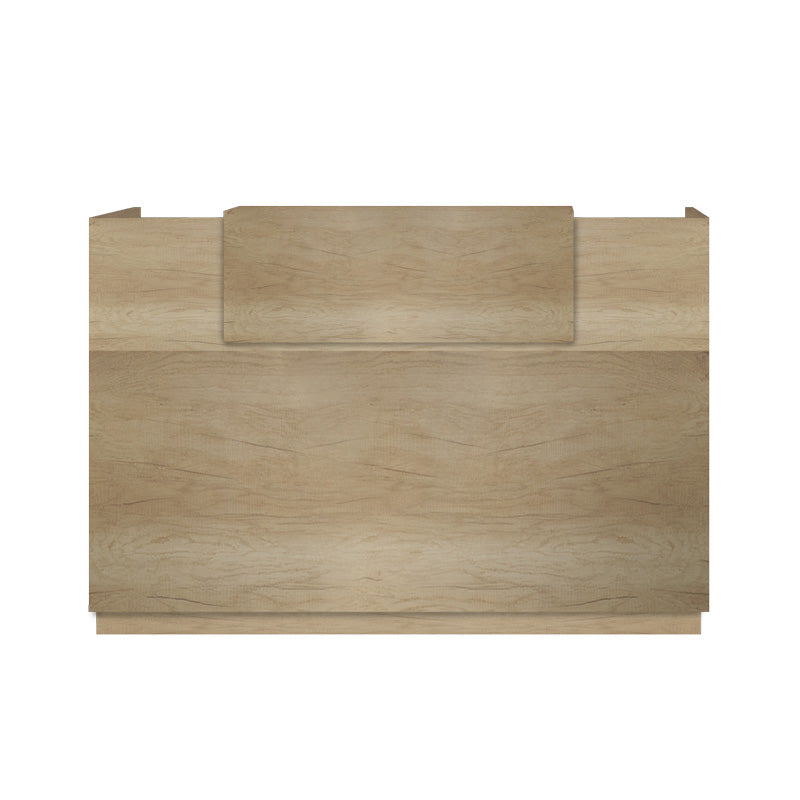 Γραφείο reception Lotus  σε χρώμα φυσικό 140x70x110εκ - Pakobazaar