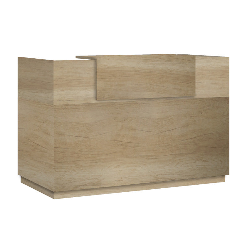Γραφείο reception Lotus  σε χρώμα φυσικό 180x70x110εκ - Pakobazaar