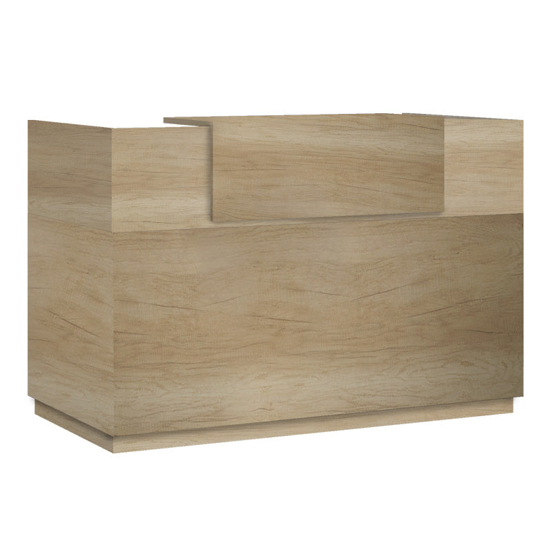 Γραφείο reception Lotus  σε χρώμα φυσικό 200x70x110εκ - Pakobazaar
