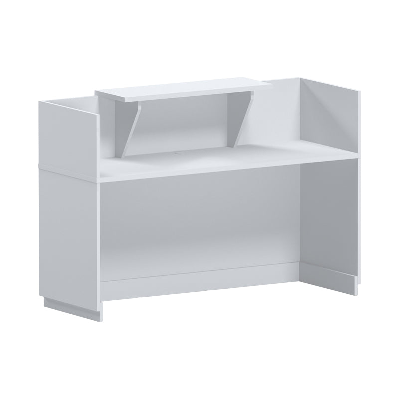 Γραφείο reception Lotus  σε λευκή απόχρωση 140x70x110εκ - Pakobazaar