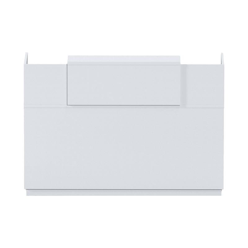 Γραφείο reception Lotus  σε λευκή απόχρωση 140x70x110εκ - Pakobazaar