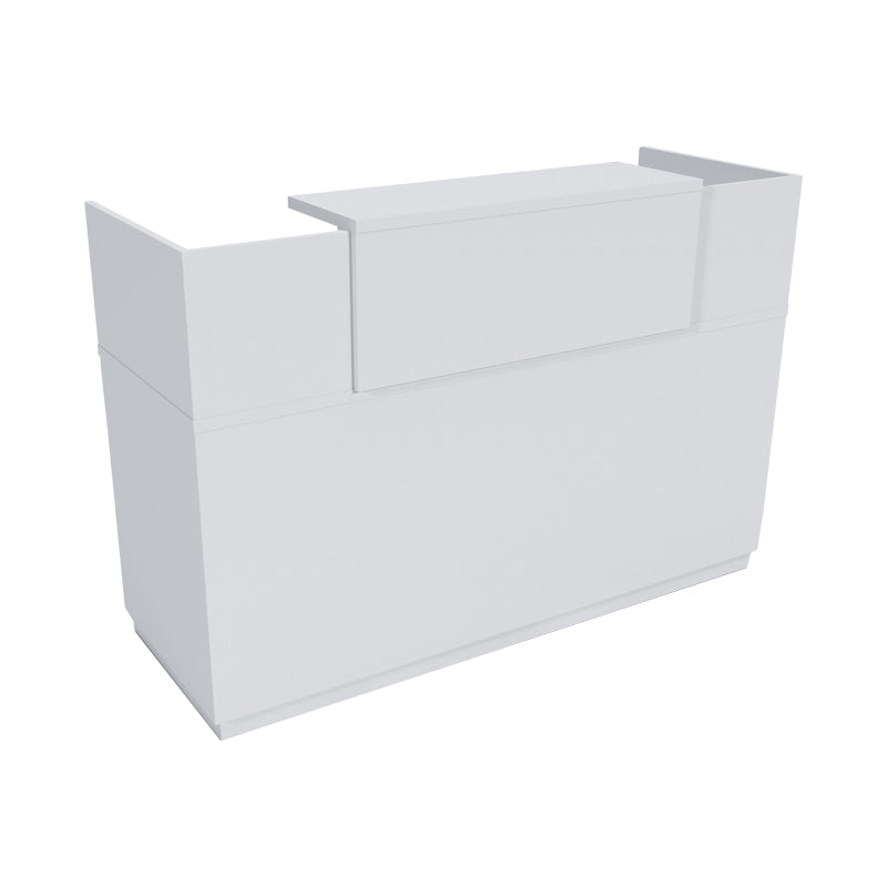 Γραφείο reception Lotus  σε λευκή απόχρωση 140x70x110εκ - Pakobazaar