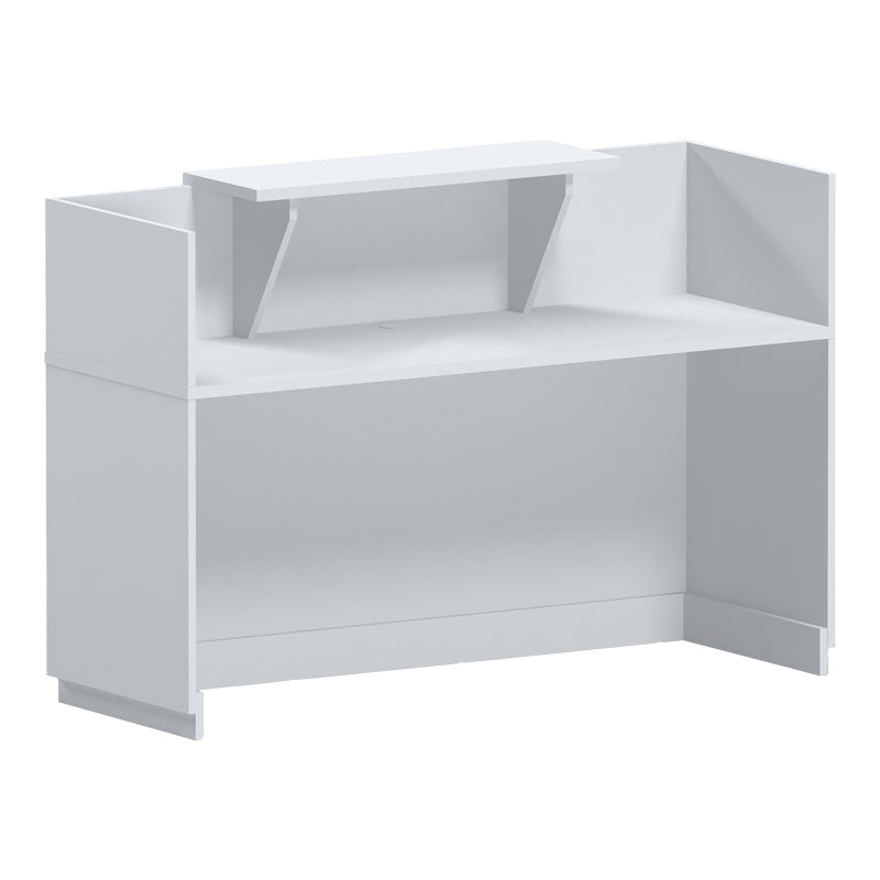 Γραφείο reception Lotus  σε λευκή απόχρωση 180x70x110εκ