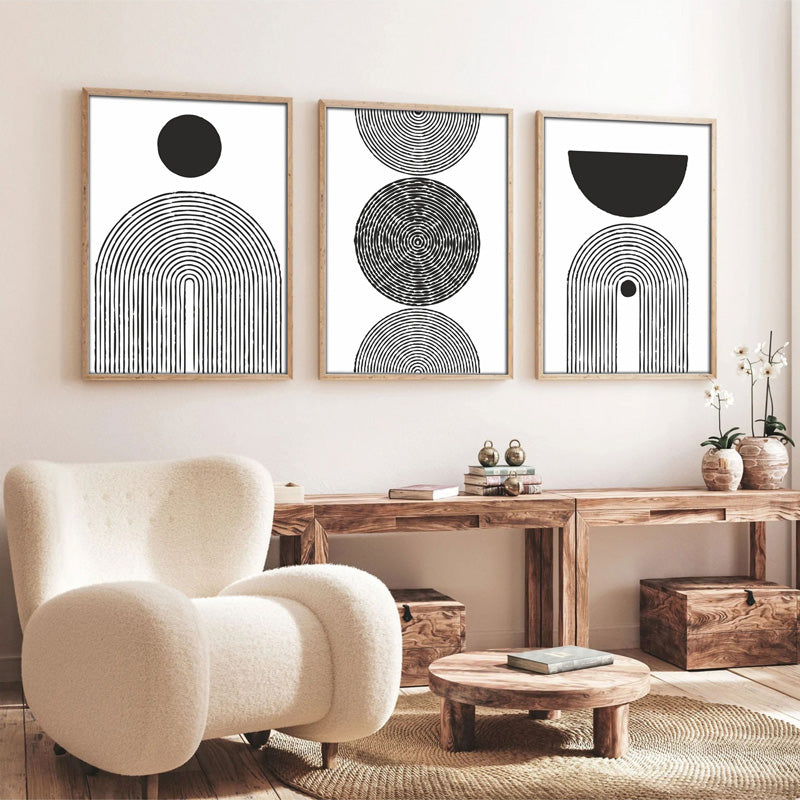 Πίνακας σε καμβά Serchie  τρίπτυχος με ψηφιακή εκτύπωση 30x3x40εκ - Pakobazaar