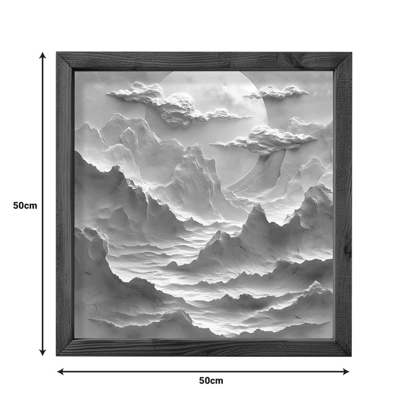 Πίνακας σε καμβά Jedia  με ψηφιακή εκτύπωση 50x3.5x50εκ - Pakobazaar