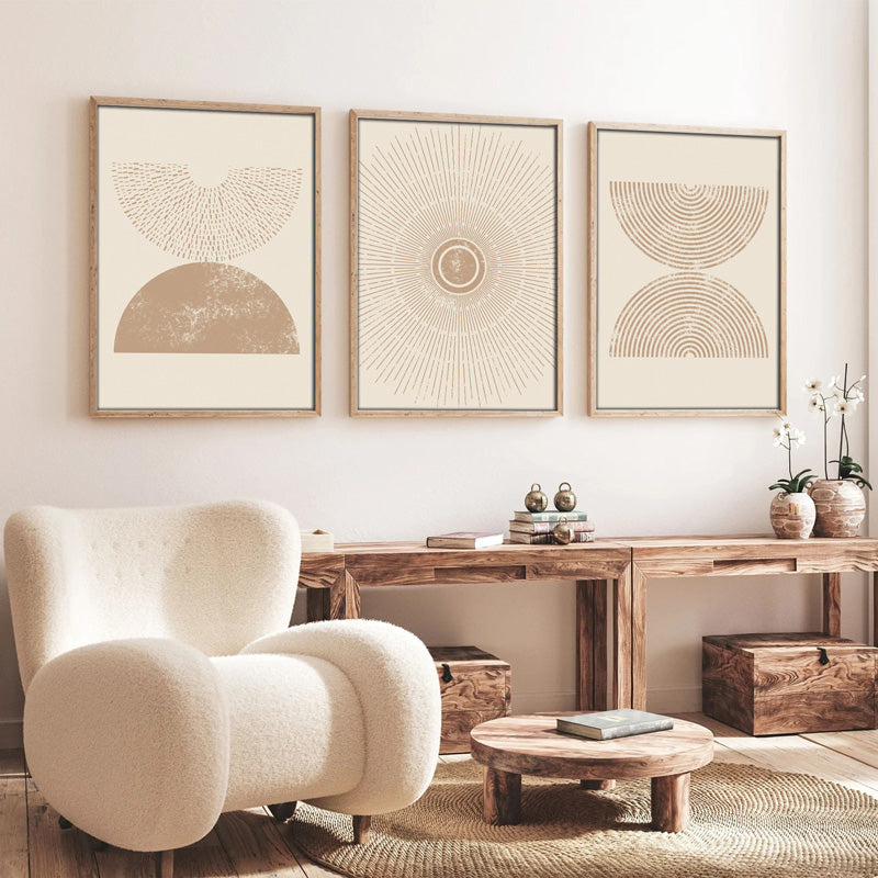 Πίνακας σε καμβά Terpen  τρίπτυχος με ψηφιακή εκτύπωση 50x2x70εκ - Image 2