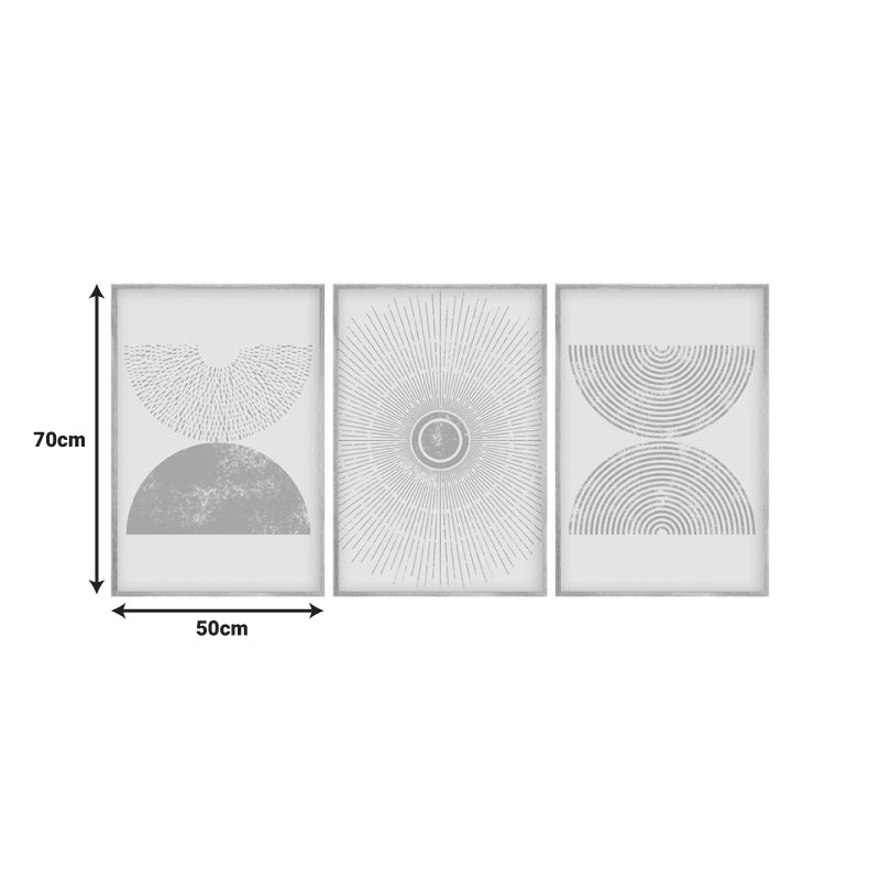 Πίνακας σε καμβά Terpen  τρίπτυχος με ψηφιακή εκτύπωση 50x2x70εκ - Image 3