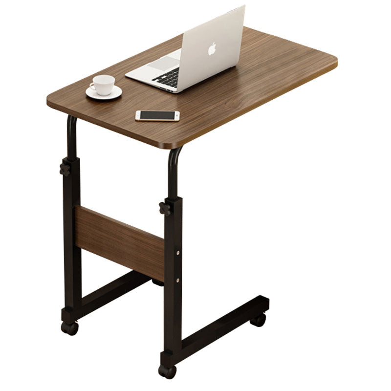 Βοηθητικό τραπέζι Talf  τροχήλατο μαύρο-καρυδί 60x40x62-88εκ