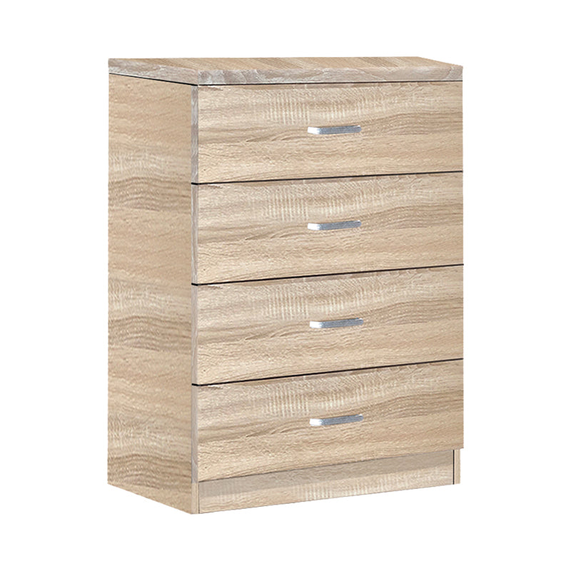 Συρταριέρα Killian  με 4 συρτάρια sonoma 80x40x80εκ - Pakobazaar