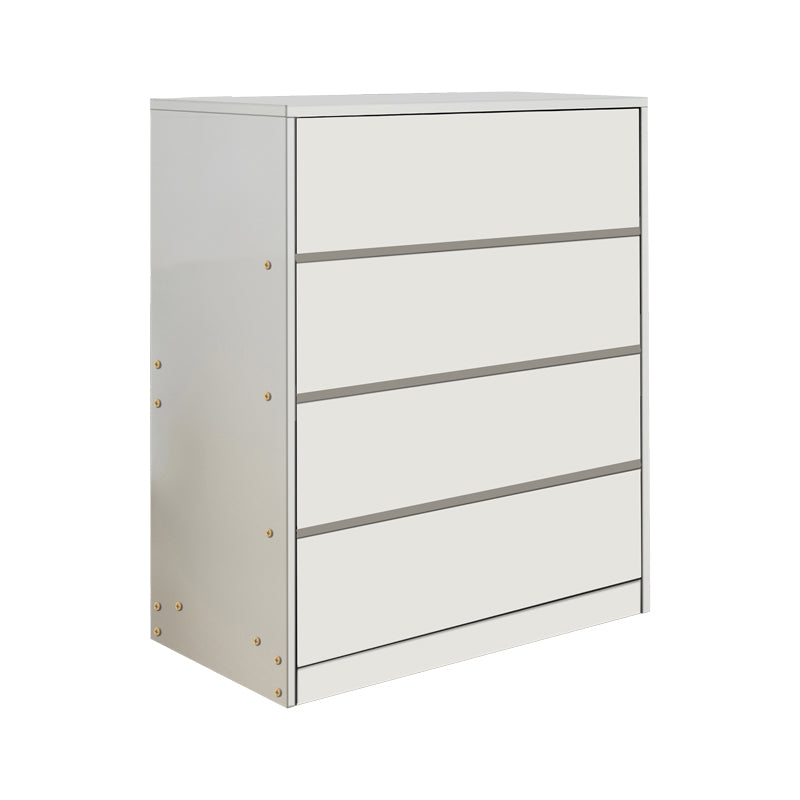 Συρταριέρα Kuanger  mdf σε λευκή απόχρωση 80x40x89εκ - Pakobazaar