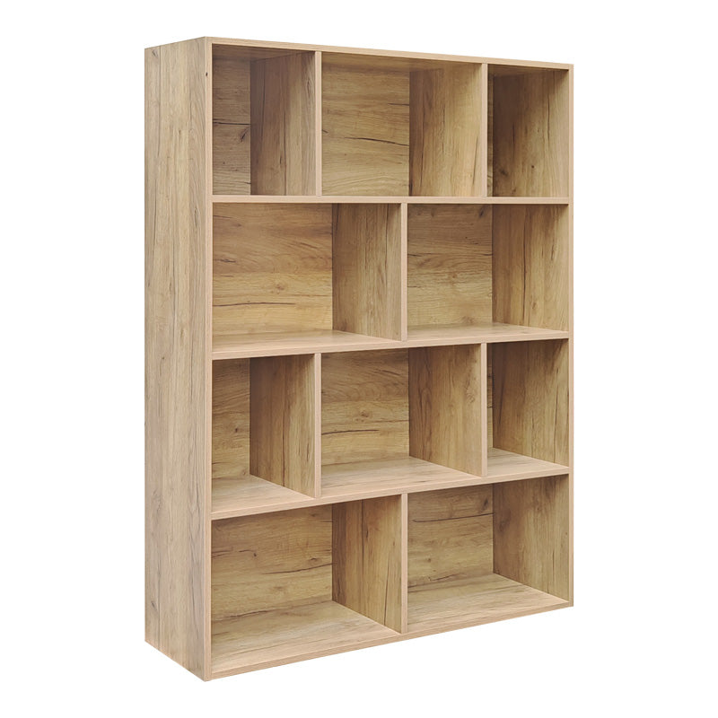 Βιβλιοθήκη Evergin  mdf σε oak απόχρωση 100x30x135εκ - Pakobazaar