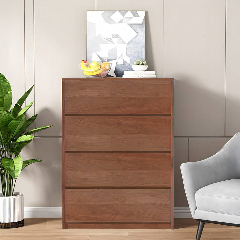 Συρταριέρα Kuanger  mdf σε καρυδί απόχρωση 80x40x89εκ
