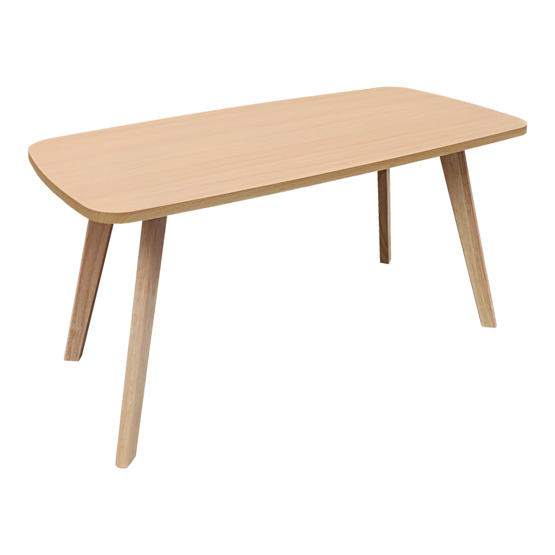 Τραπέζι σαλονιού Komela mdf σε φυσική απόχρωση 100x48x45cm - Pakobazaar