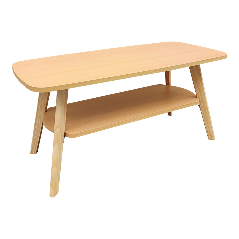 Τραπέζι σαλονιού Komela I mdf σε φυσική απόχρωση 100x48x45cm - Pakobazaar