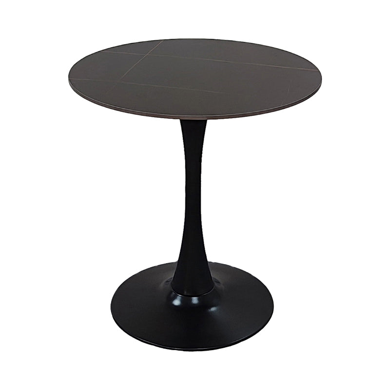 Τραπέζι Balou I  sintered stone σε μαύρο μαρμάρου Φ70x74εκ - Pakobazaar