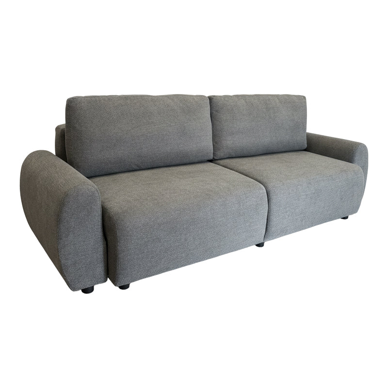 Kαναπές-κρεβάτι τριθέσιος Hungie  υφασμα γκρι 250x92x89εκ - Pakobazaar
