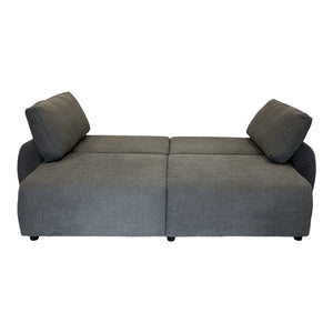 Kαναπές-κρεβάτι τριθέσιος Hungie  υφασμα γκρι 250x92x89εκ - Pakobazaar