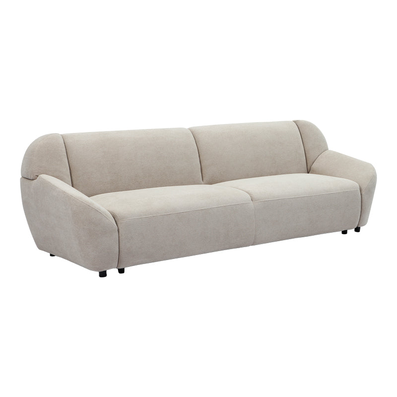 Καναπές τριθέσιος Echono  ύφασμα μπεζ 230x88x77εκ - Pakobazaar