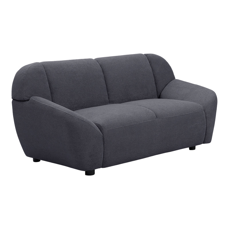 Καναπές διθέσιος Echono  ύφασμα ανθρακί 144x88x77εκ - Pakobazaar