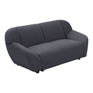 Καναπές διθέσιος Echono  ύφασμα ανθρακί 144x88x77εκ - Pakobazaar