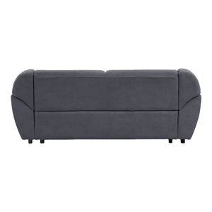 Καναπές διθέσιος Echono  ύφασμα ανθρακί 144x88x77εκ - Pakobazaar