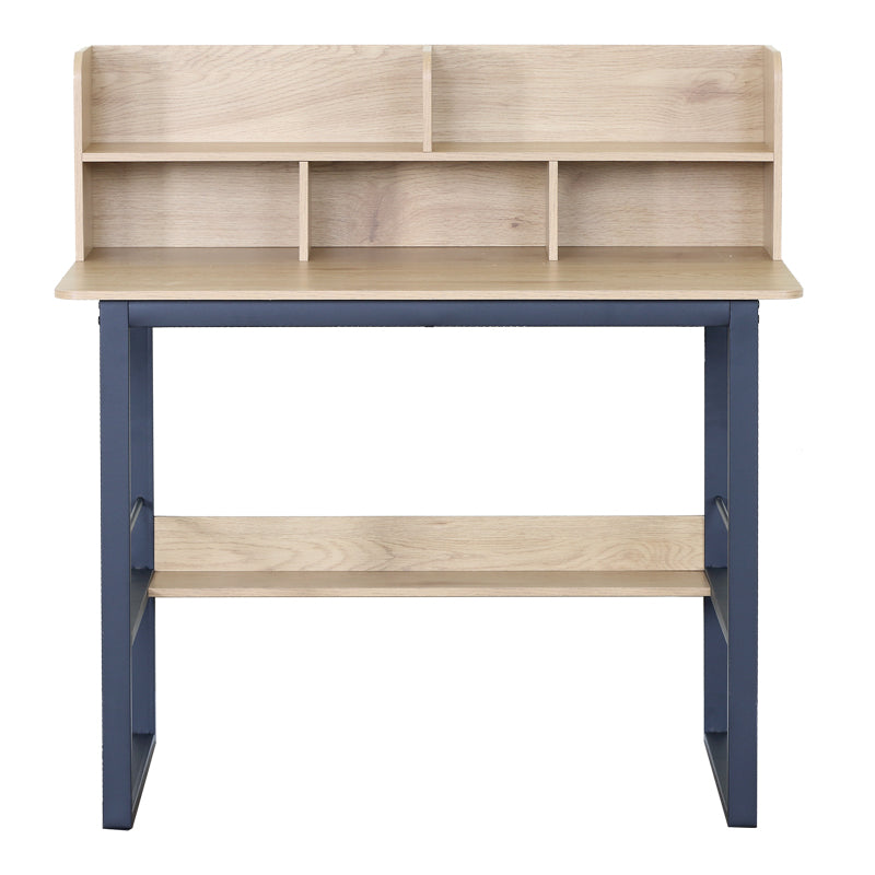 Γραφείο εργασίας Biuro  oak- μαύρο μέταλλο 120x60x103εκ - Pakobazaar