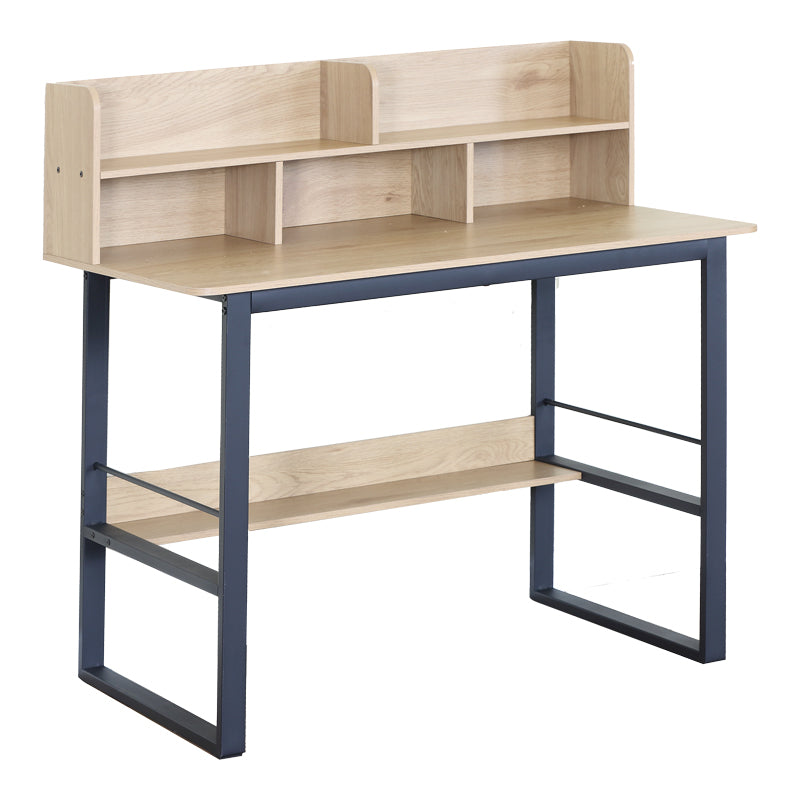 Γραφείο εργασίας Biuro  oak- μαύρο μέταλλο 120x60x103εκ - Pakobazaar