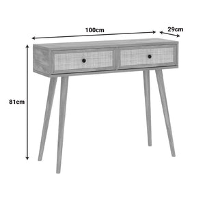 Κονσόλα Oslo  sonoma 100x29x81εκ - Pakobazaar