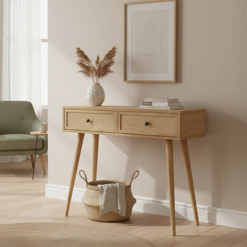 Κονσόλα Oslo  sonoma 100x29x81εκ - Pakobazaar