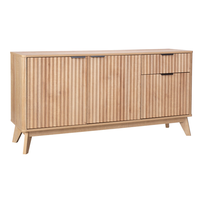 Μπουφές Hamea  mdf σε φυσική απόχρωση 150x39,5x73εκ - Pakobazaar