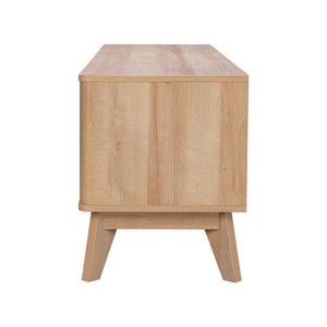 Έπιπλο τηλεόρασης Hamea  mdf σε φυσική απόχρωση 145x39,5x49εκ - Pakobazaar