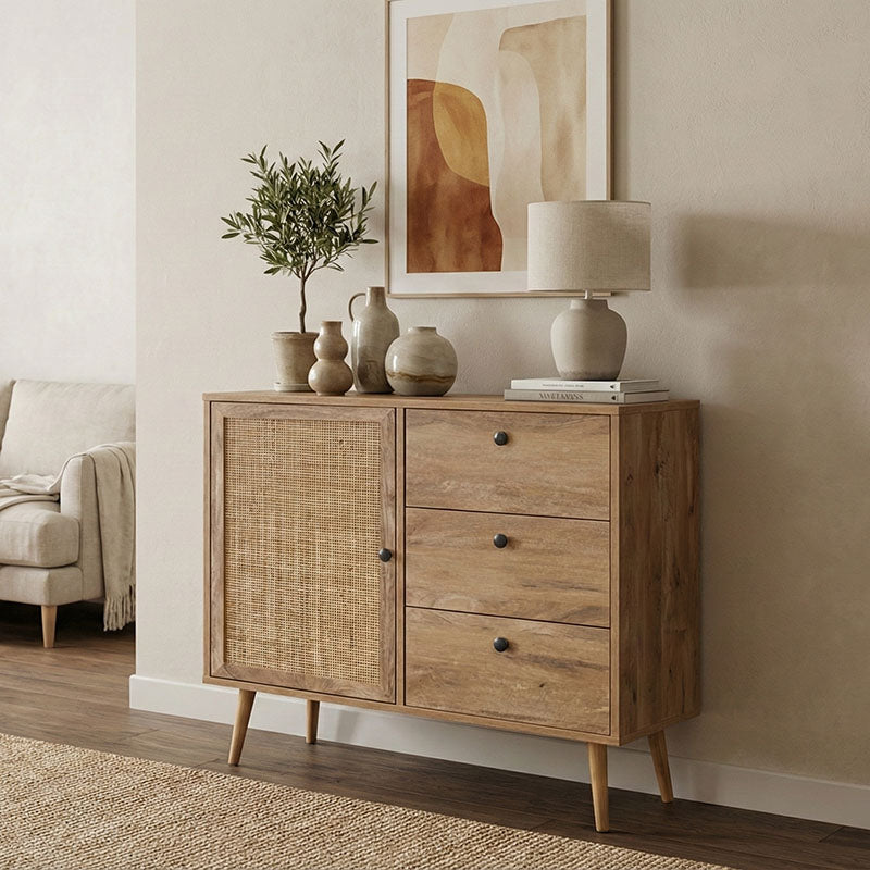 Μπουφές Oslo  σε sonoma απόχρωση 85x39x79εκ - Pakobazaar