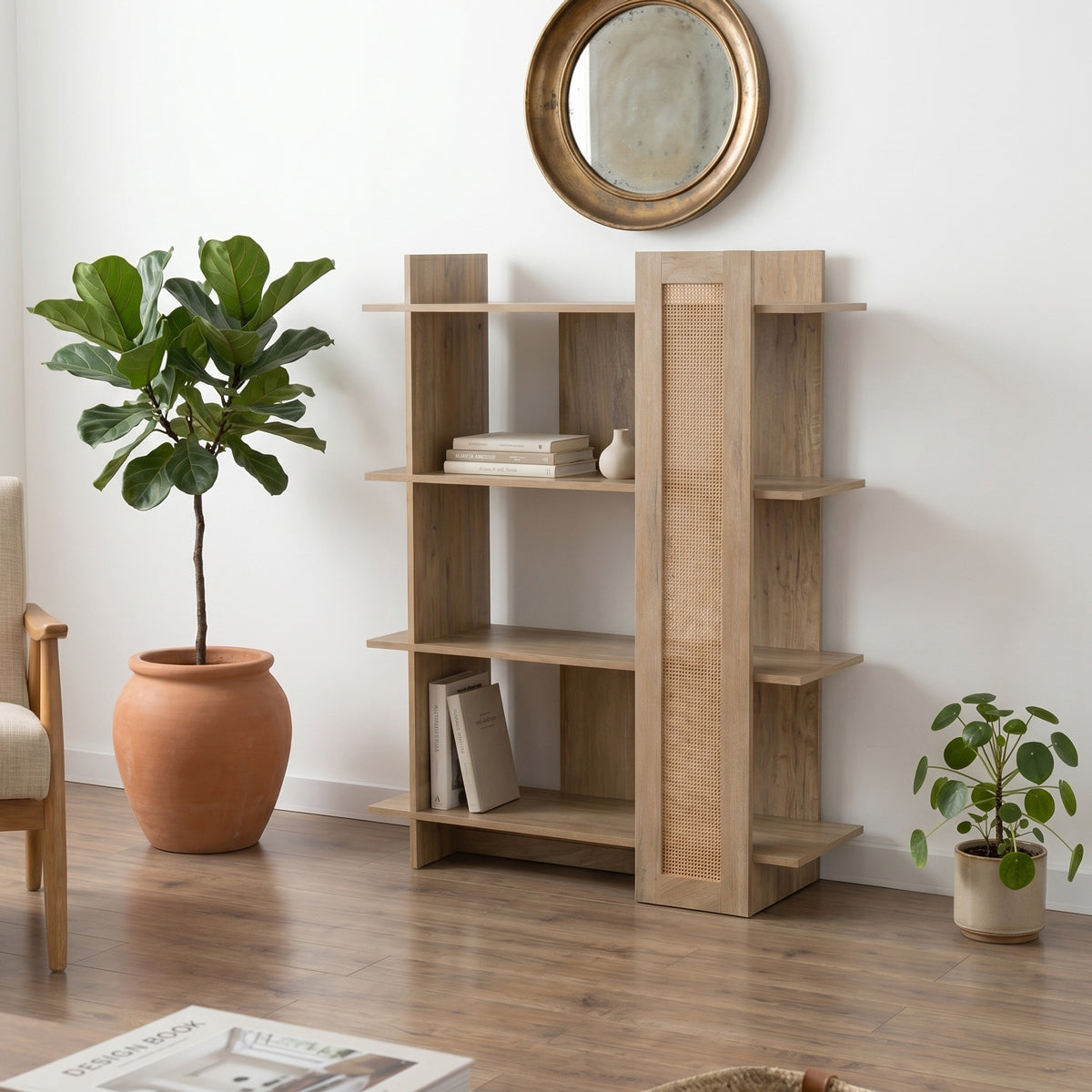 Βιβλιοθήκη Oslo  sonoma 75x32x95εκ