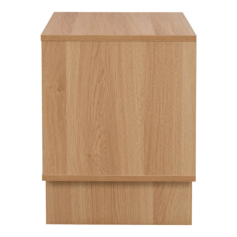 Κομοδίνο Jenfia  mdf σε φυσική απόχρωση 48x39x50,5εκ - Pakobazaar