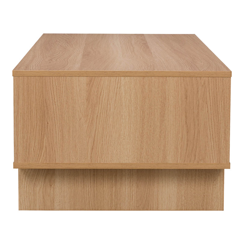 Τραπέζι σαλονιού Jenfia  mdf σε φυσική απόχρωση 110x55x38,5εκ