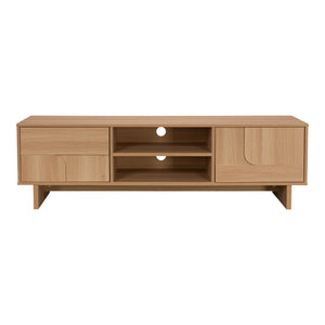 Έπιπλο τηλεόρασης Jenfia  mdf σε φυσική απόχρωση 150x39x45,5εκ