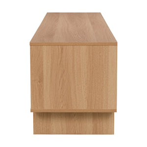 Έπιπλο τηλεόρασης Jenfia  mdf σε φυσική απόχρωση 150x39x45,5εκ
