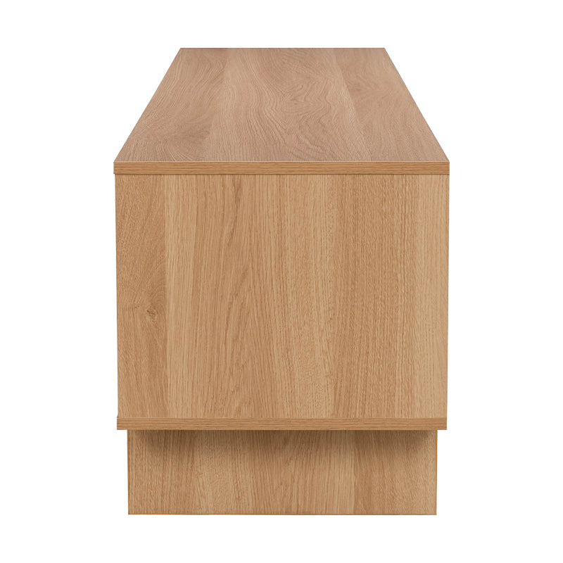 Έπιπλο τηλεόρασης Jenfia  mdf σε φυσική απόχρωση 150x39x45,5εκ