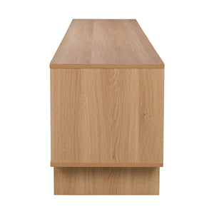 Έπιπλο τηλεόρασης Jenfia  mdf σε φυσική απόχρωση 180x39x45,5εκ - Pakobazaar