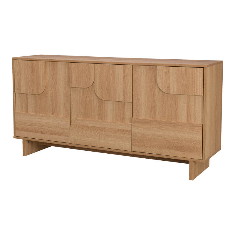 Μπουφές Jenfia  mdf σε φυσική απόχρωση 150x39x75,5εκ - Pakobazaar