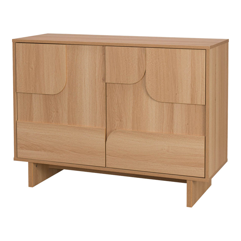 Μπουφές Jenfia  mdf σε φυσική απόχρωση 101,2x39x75,5εκ - Pakobazaar