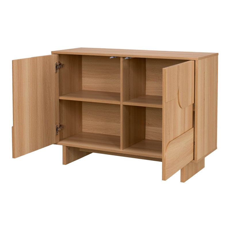 Μπουφές Jenfia  mdf σε φυσική απόχρωση 101,2x39x75,5εκ - Pakobazaar